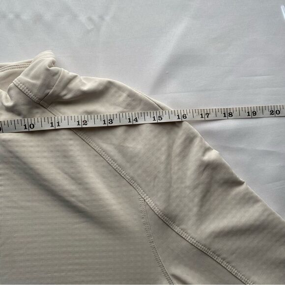 NWT Spyder Active Cream 1/2 Zip Pullover Fleece Top Size Medium - Picture 13 of 15